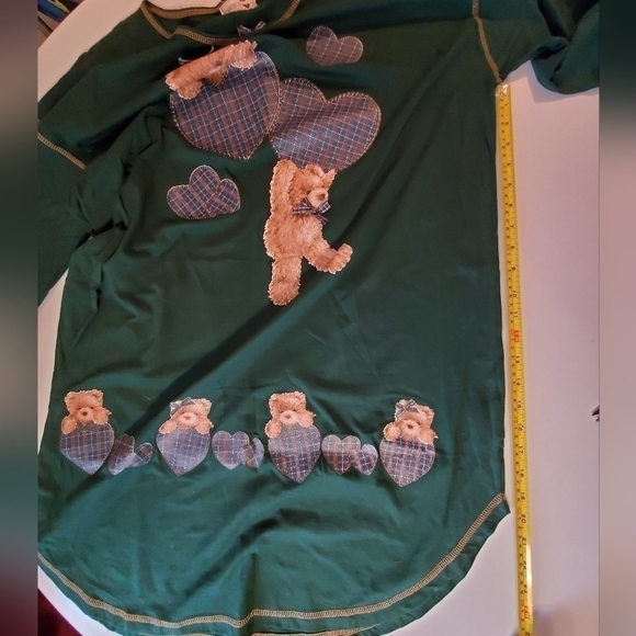 Vintage La Senza Lingerie Country Grandma Teddy Bear Night Gown NWT - Picture 9 of 9